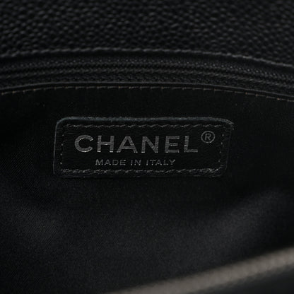 Chanel Caviar Quilted Grand Shopping Tote GST Black 6 of 10