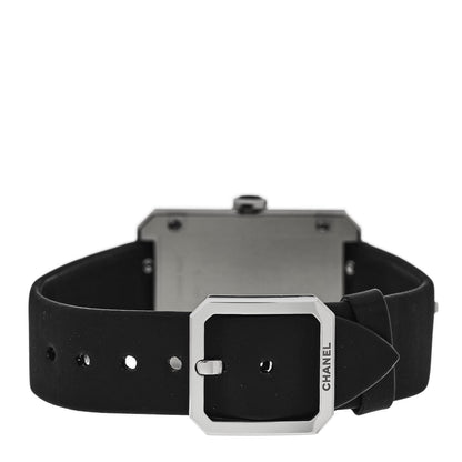 Chanel Stainless Steel Calfskin 27mm Boy-Friend Wanted de Chanel Quartz Watch Black 3 of 5