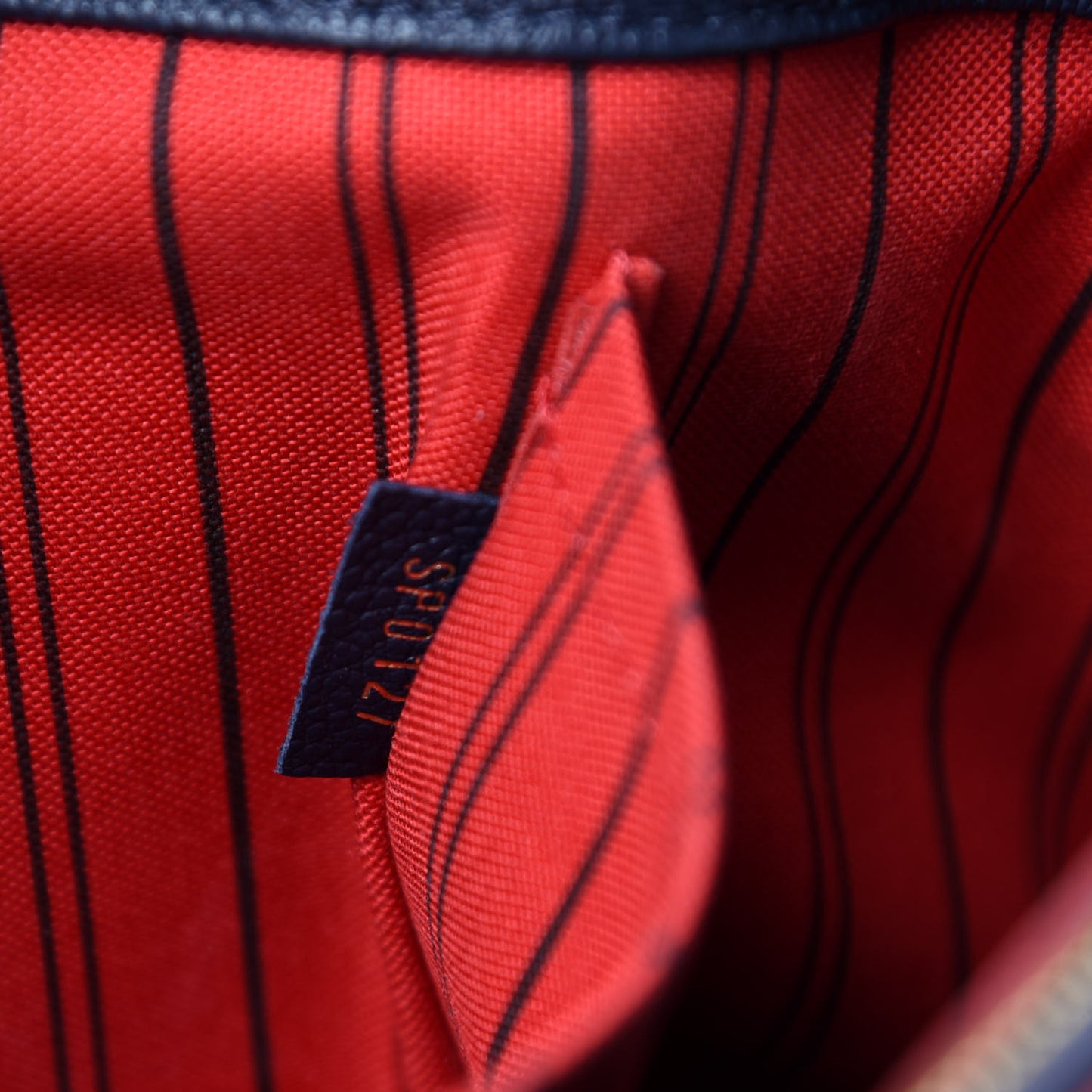 Empreinte Montaigne GM Marine Rouge
