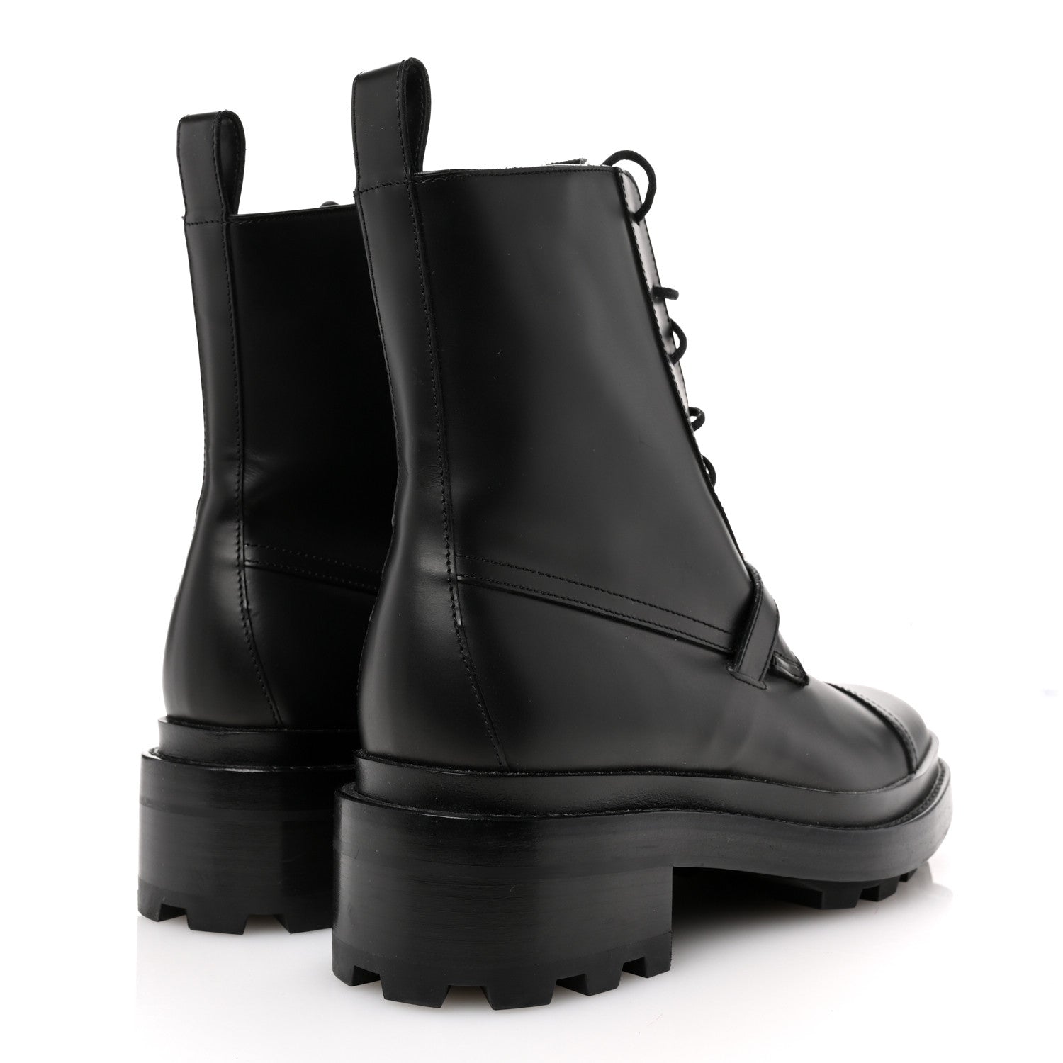 Hermes Glossed Calfskin Funk Ankle Boots 39 Black 5 of 11