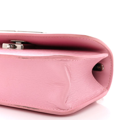 Balenciaga Calfskin Stripe Embossed Gossip Chain Bag XS Candy Pink 11 of 15