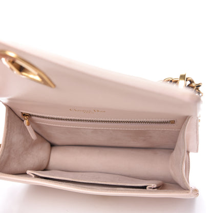 Christian Dior Lambskin Studded Small Diorama Flap Bag Nude 5 of 10