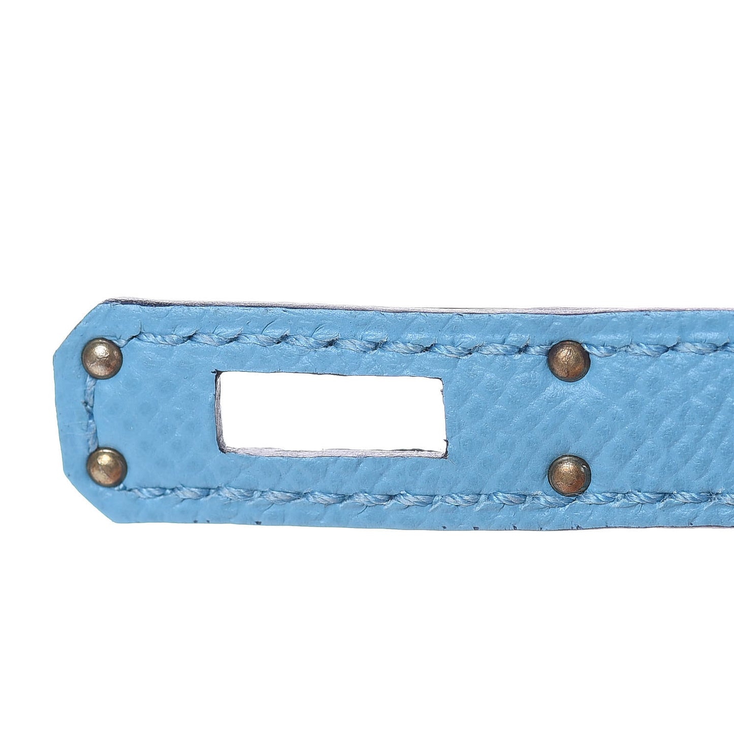 Epsom Mini Kelly Sellier 20 Bleu Du Nord