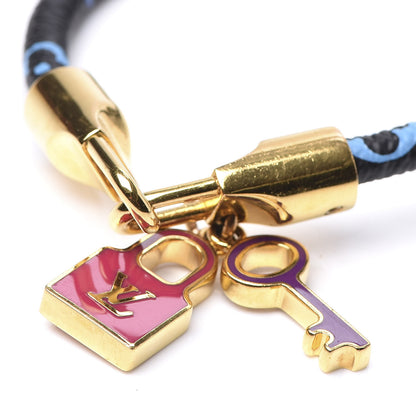 Louis Vuitton Monogram Multicolor Luck It Bracelet 17 Black 3 of 4