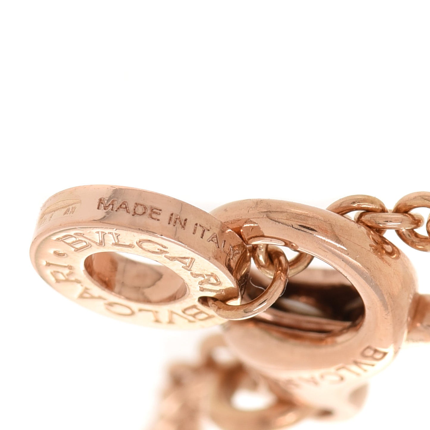 18K Rose Gold B.Zero1 Pendant Necklace