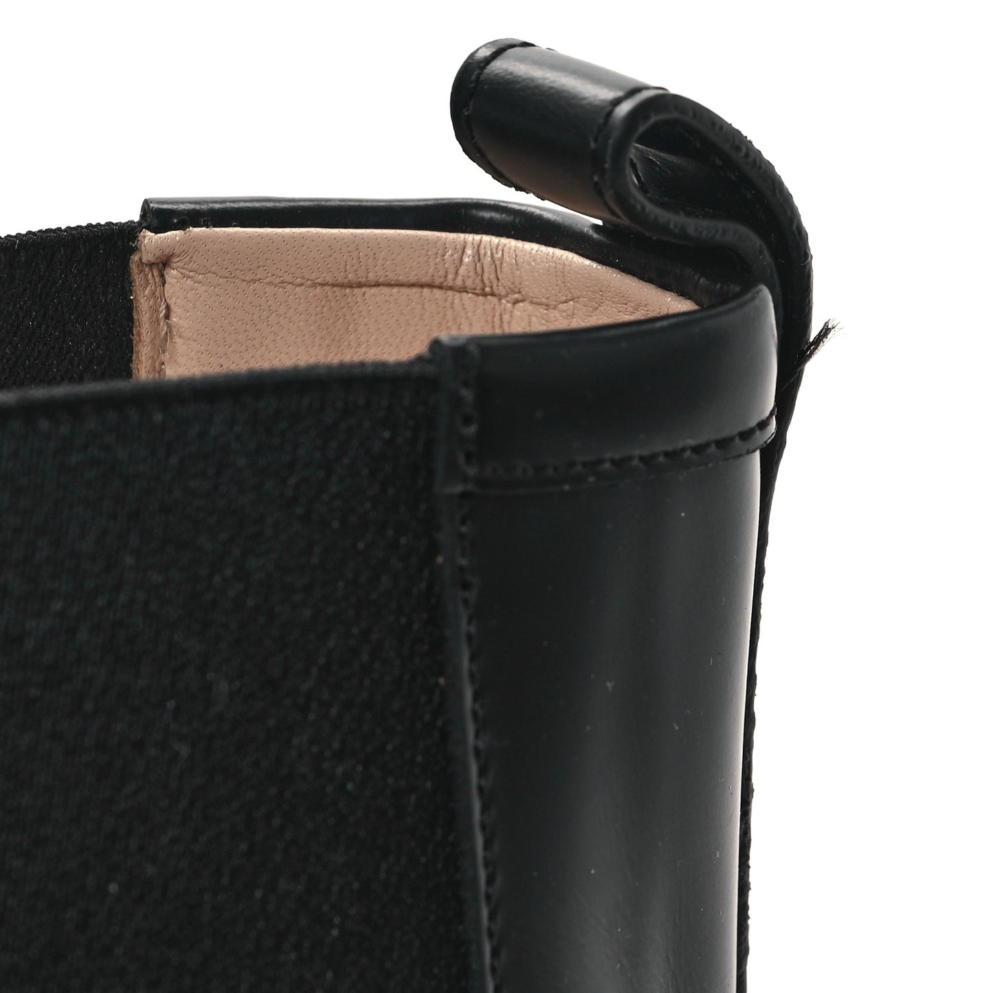 Calfskin Ornella Logo Ankle Boots 41 Black