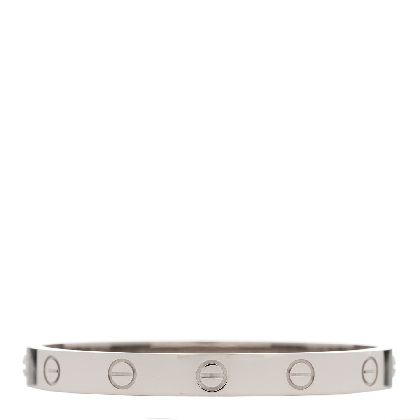 18K White Gold LOVE Bracelet 15
