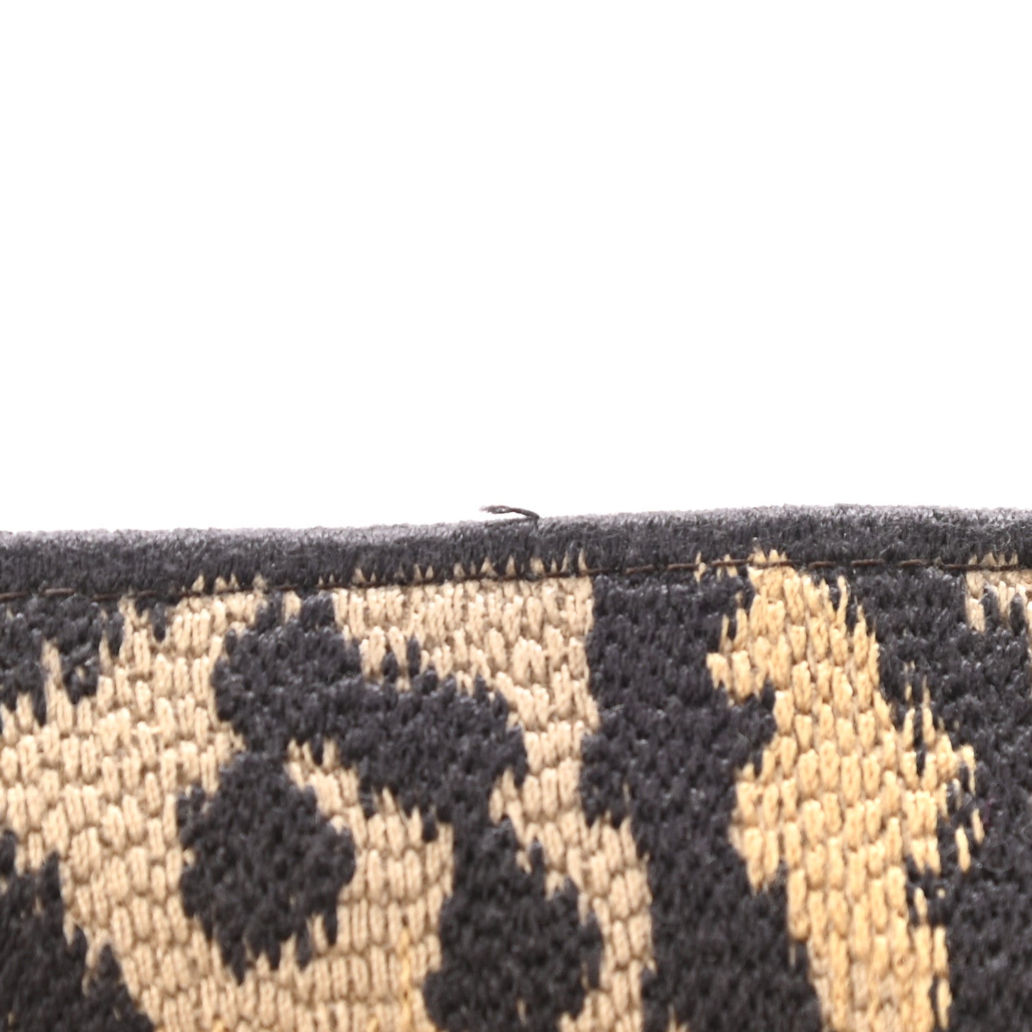 Christian Dior Cotton Embroidered Leopard Print Granville Espadrille 38 Natural 9 of 13
