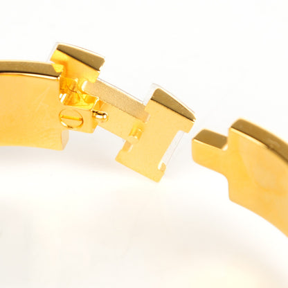 Hermes Enamel Narrow Clic Clac H Bracelet PM Bleu Intense 3 of 5