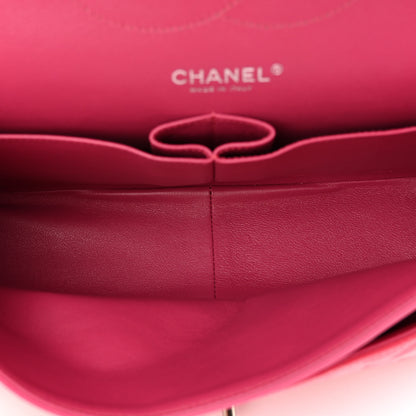 Chanel Patent Quilted Jumbo Double Flap Pink 5 of 10