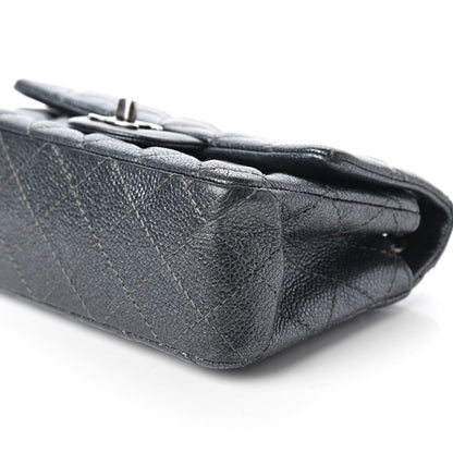 Chanel Pearly Caviar Quilted Mini Rectangular Flap Grey 7 of 10