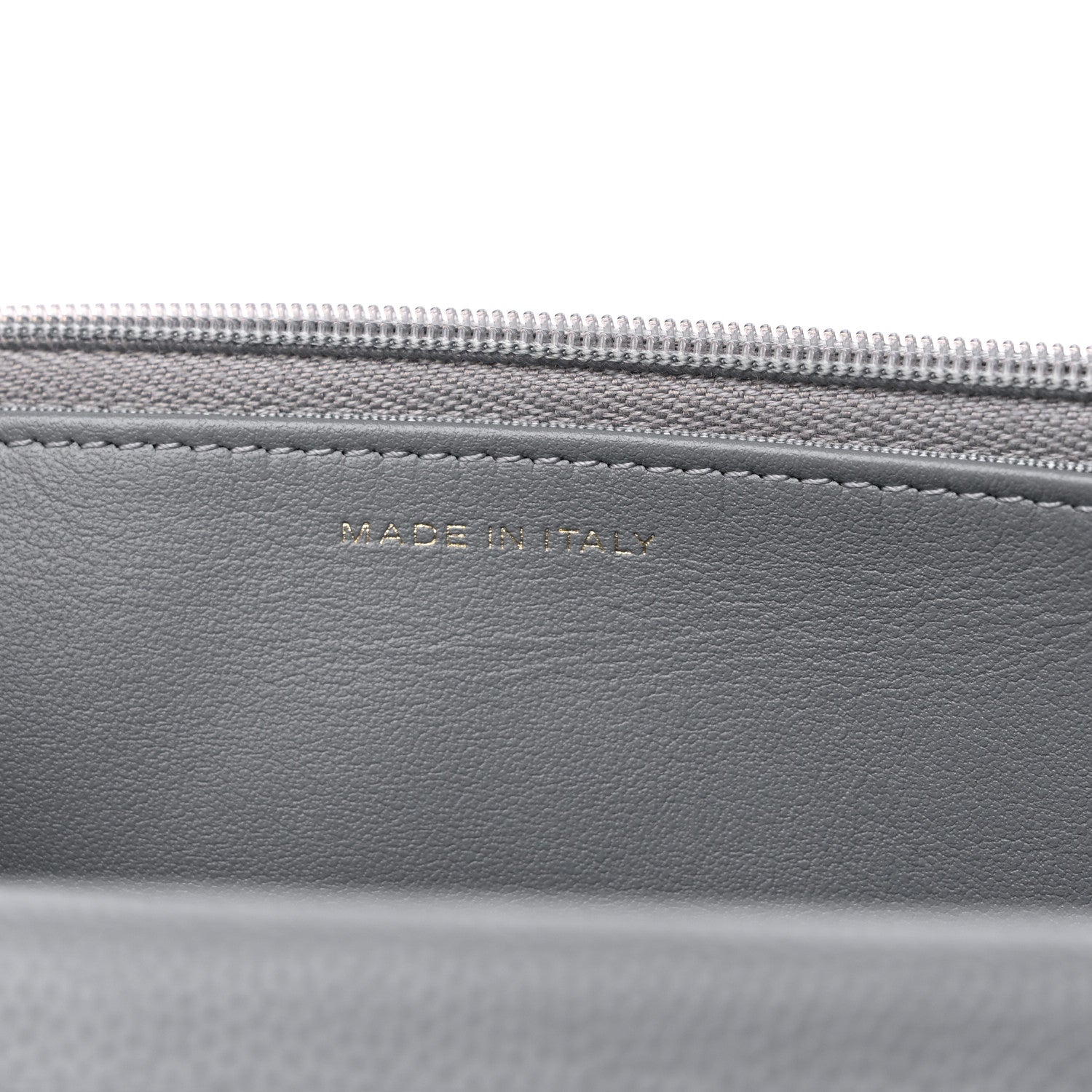 Chanel Caviar Quilted Wallet On Chain WOC Grey 7 of 11