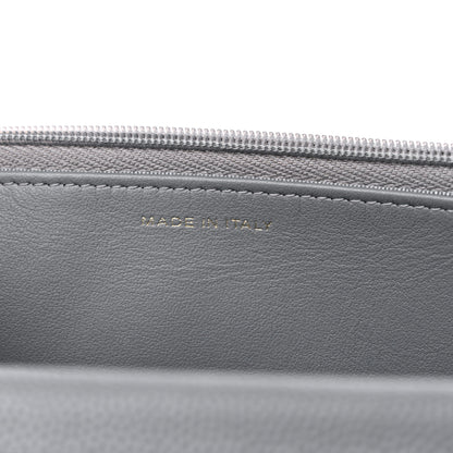 Chanel Caviar Quilted Wallet On Chain WOC Grey 7 of 11