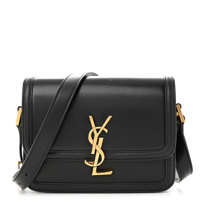 Saint Laurent Smooth Calfskin Small Solferino Satchel Black 1 of 10