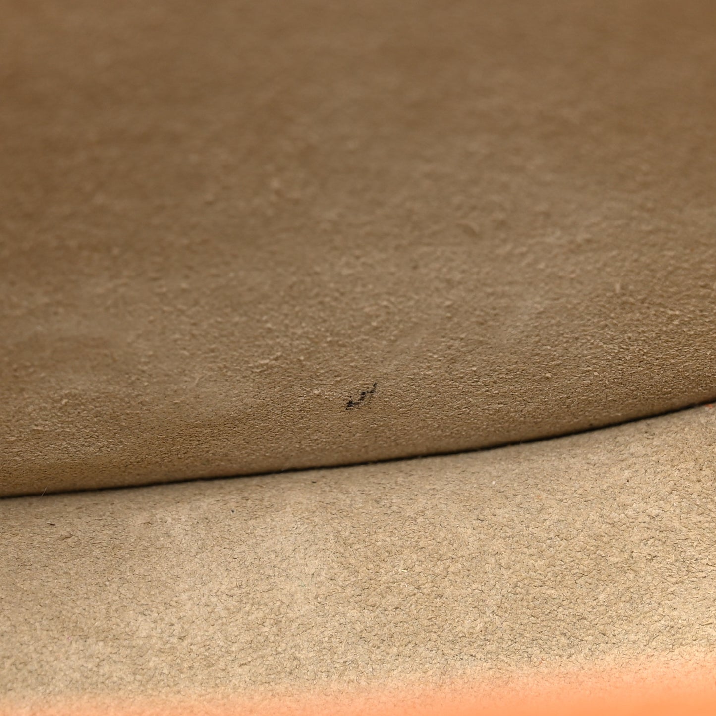 Calfskin Suede Small Nile Bracelet Bag Caramel