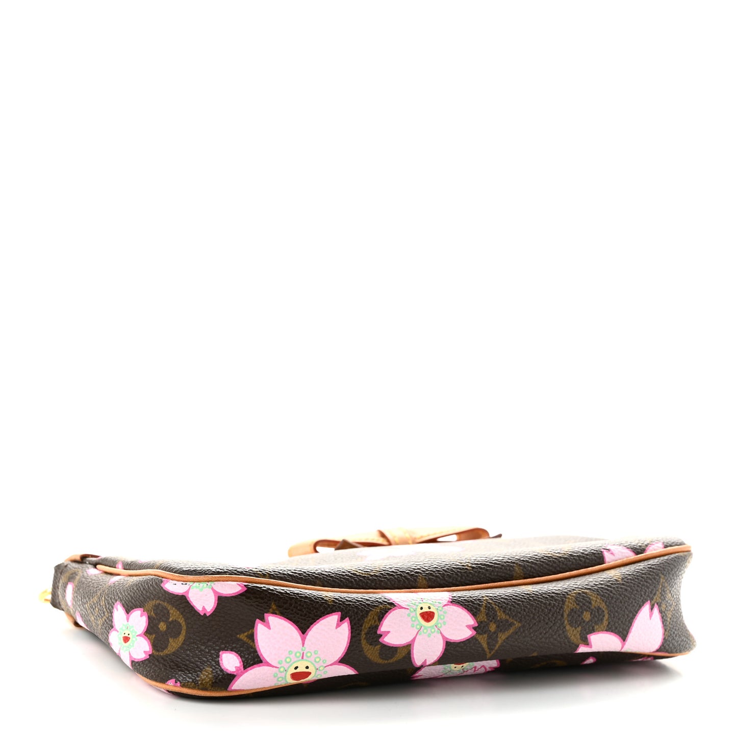 Monogram Cherry Blossom Pochette Accessories Brown