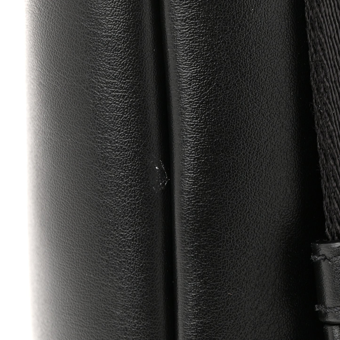 Softy Calfskin Triangle Cross Bag Black
