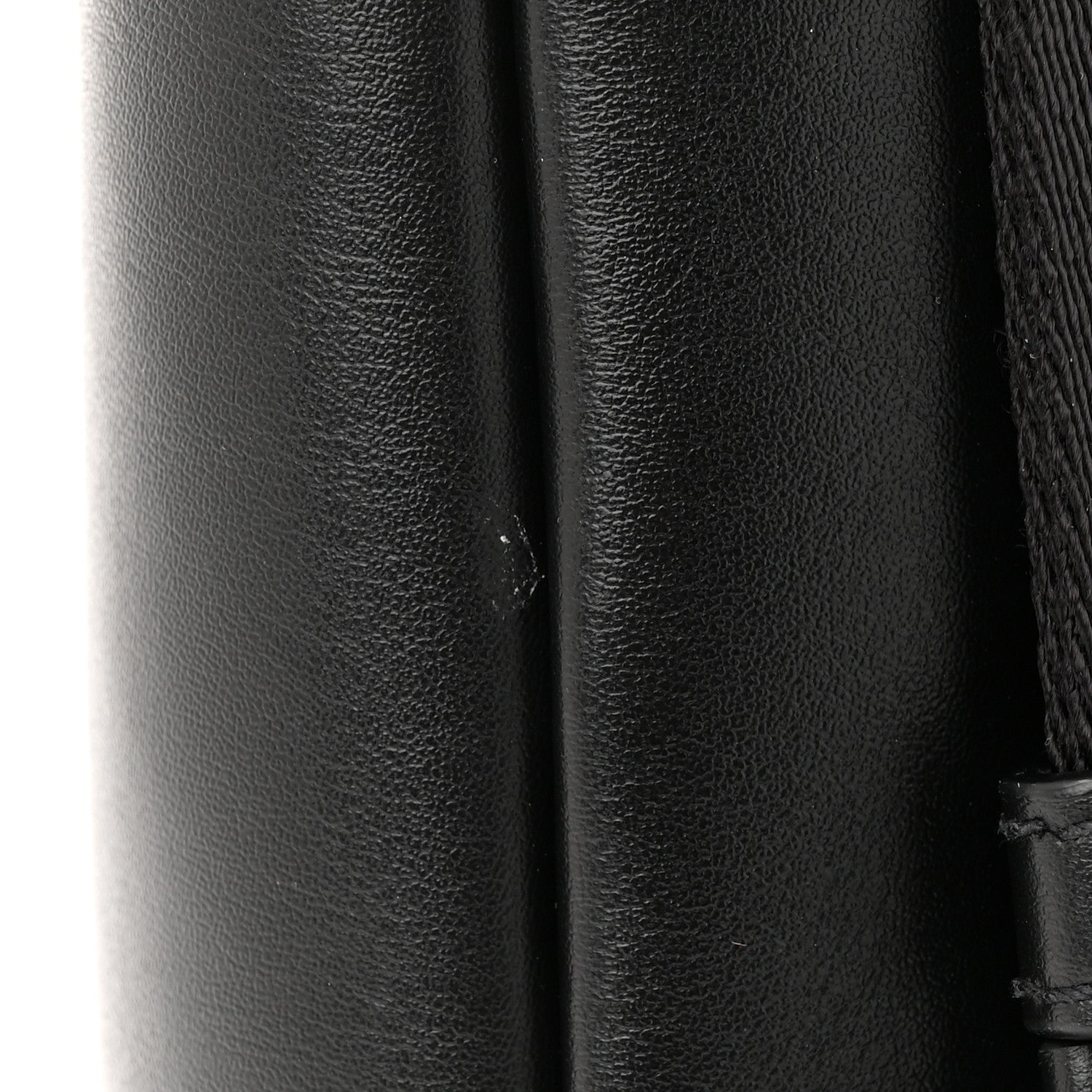 Prada Softy Calfskin Triangle Cross Bag Black 10 of 10