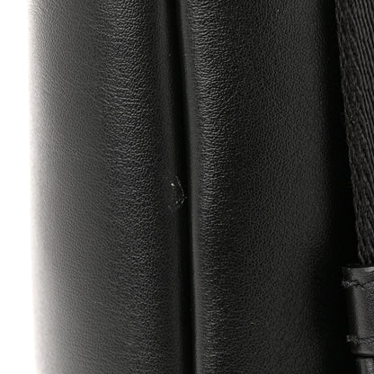 Prada Softy Calfskin Triangle Cross Bag Black 10 of 10
