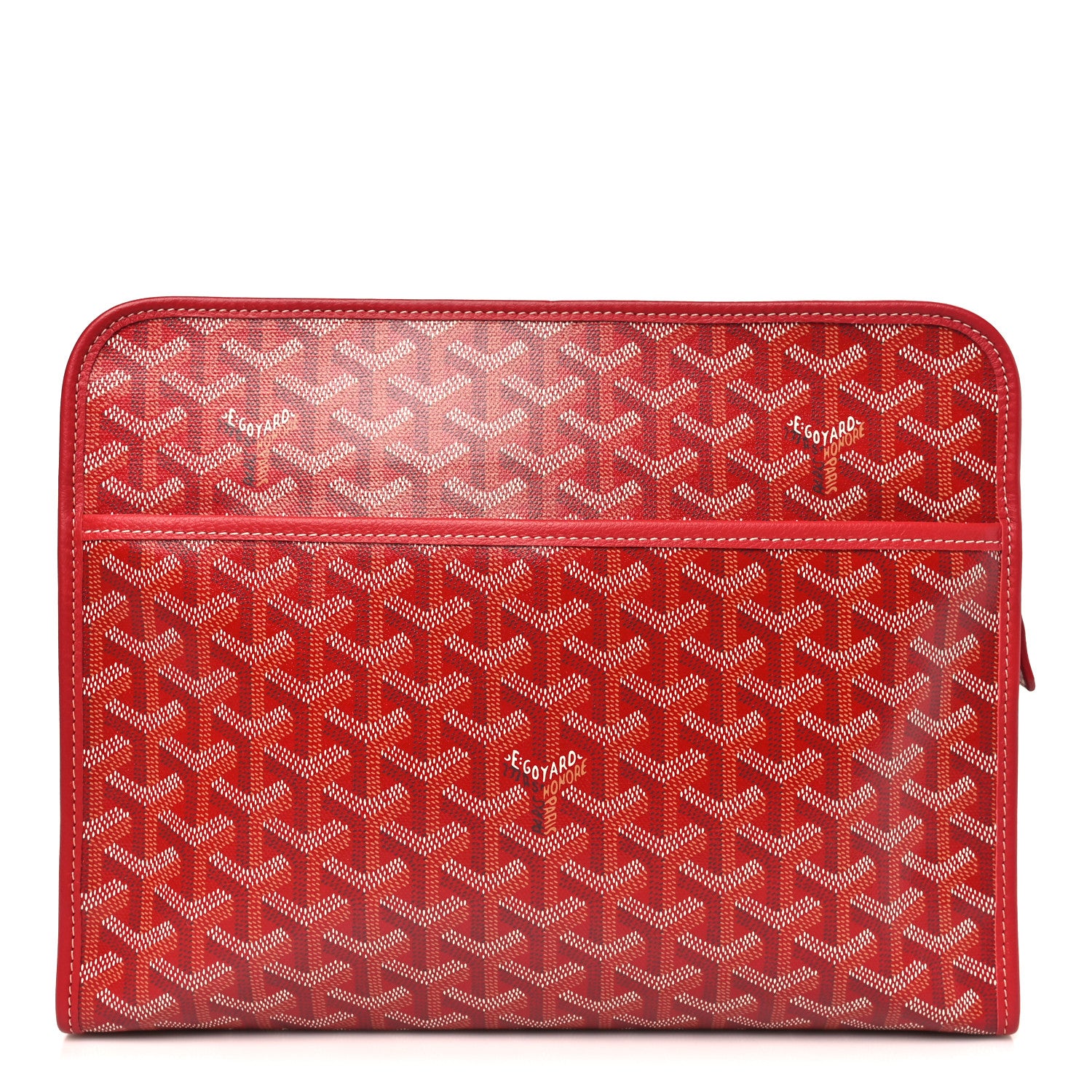 Goyard Goyardine Jouvence GM Toiletry Pouch Red 1 of 7