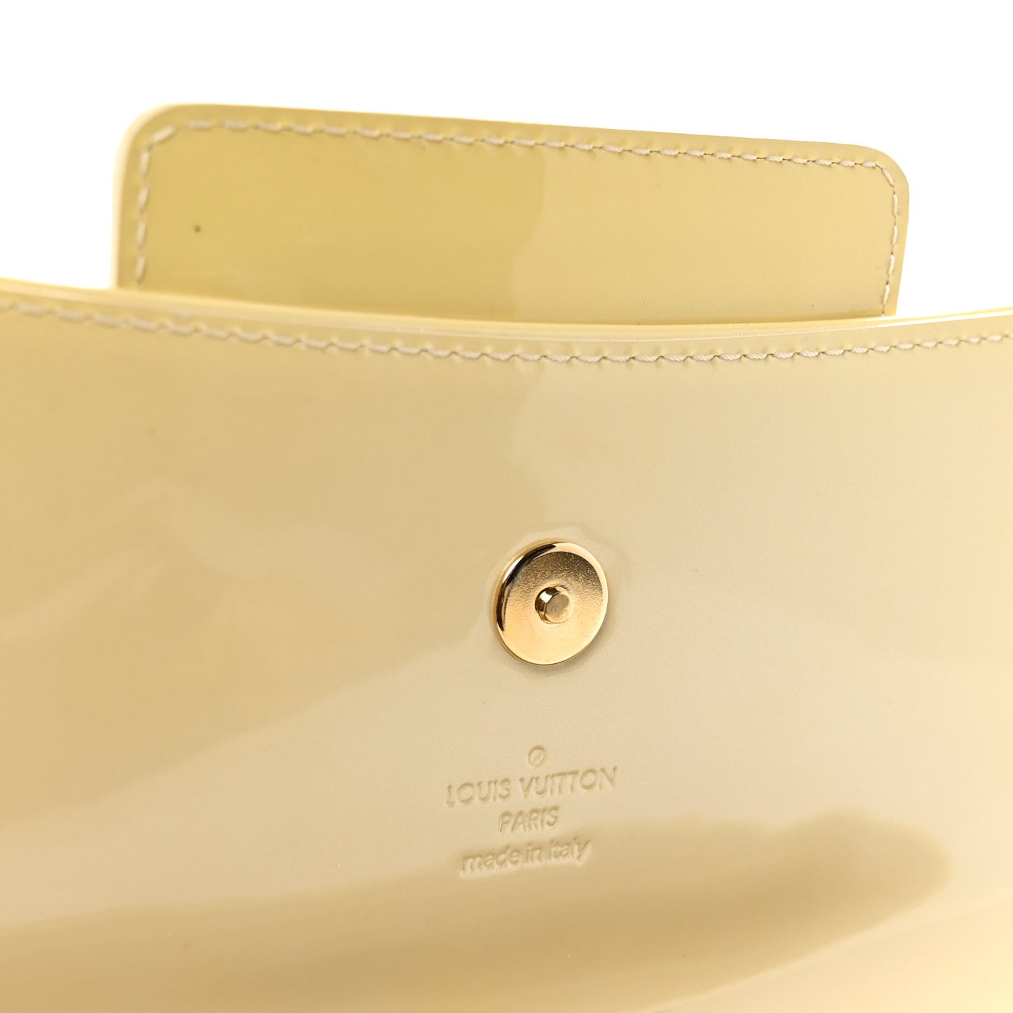 Patent Sobe Clutch Blanc Corail