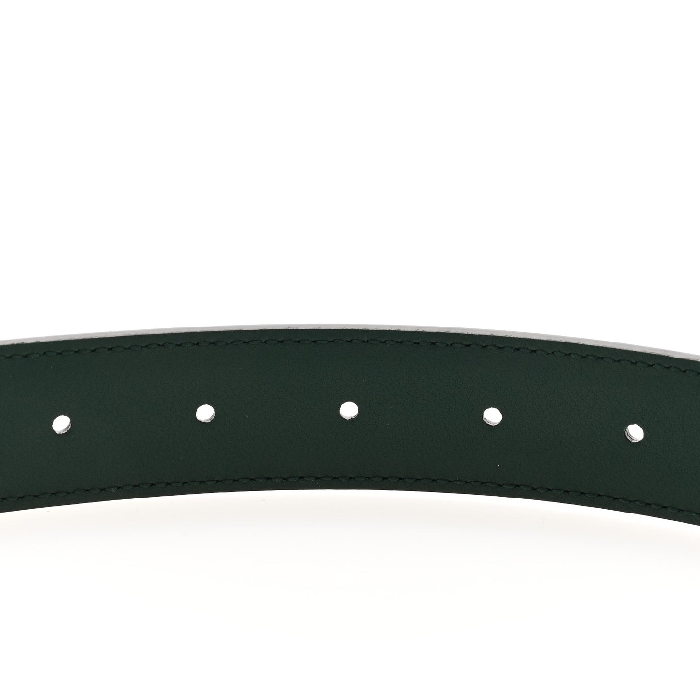 Ciny Lux Calfskin G Cube Memorable 25mm Belt 105 42 Vintage Green