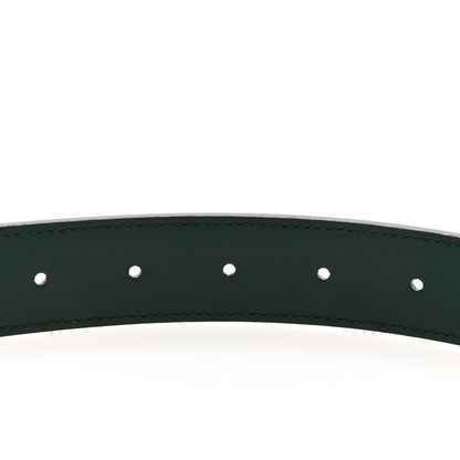 Gucci Ciny Lux Calfskin G Cube Memorable 25mm Belt 105 42 Vintage Green 3 of 5