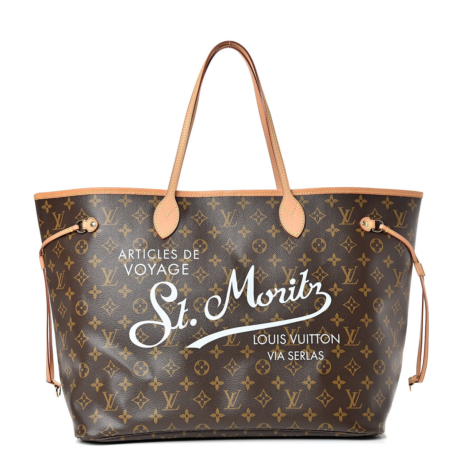 Louis Vuitton Monogram Saint Moritz Neverfull GM 1 of 9