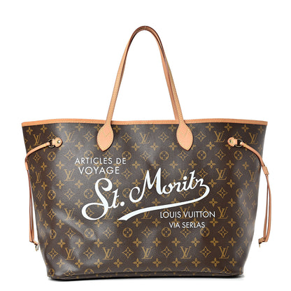 Louis Vuitton Monogram Saint Moritz Neverfull GM 1 of 9