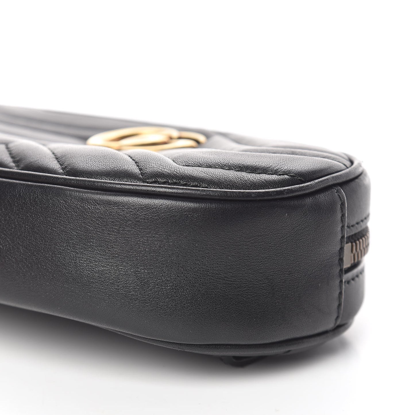 Calfskin Matelasse GG Marmont Belt Bag 85 34 Black