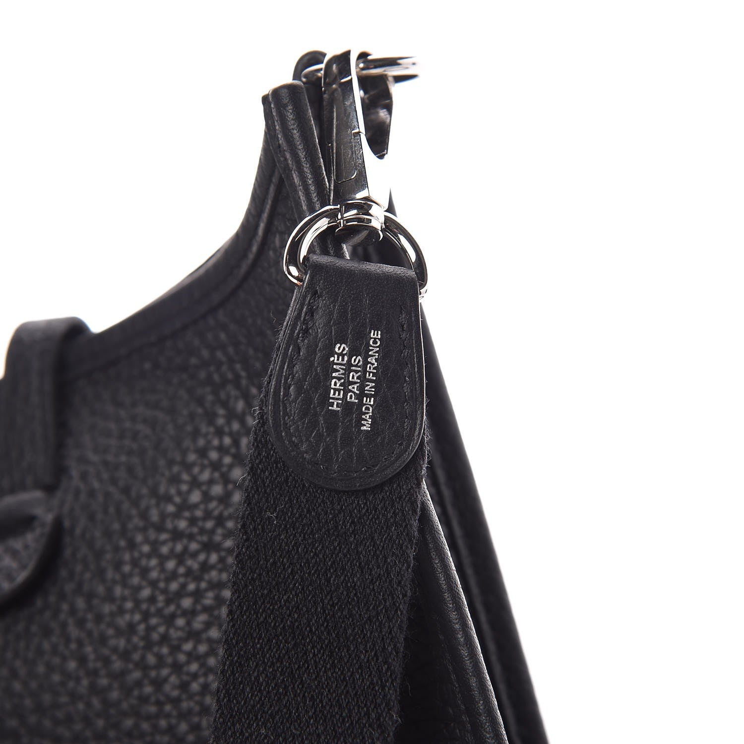 Hermes Taurillon Clemence Evelyne TPM Plomb 8 of 10