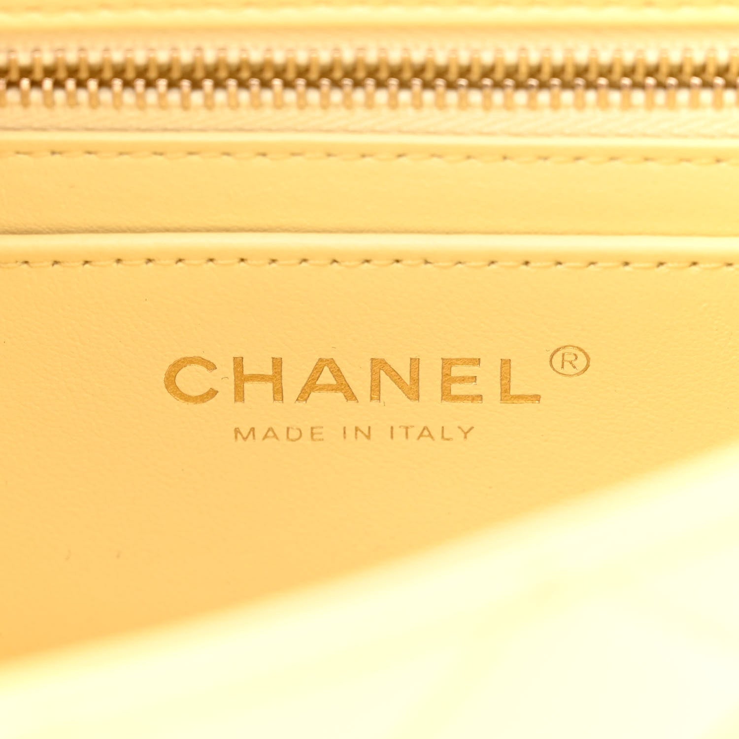 Chanel Lambskin Quilted Mini Rectangular Sweet Camellia Flap Yellow 6 of 11