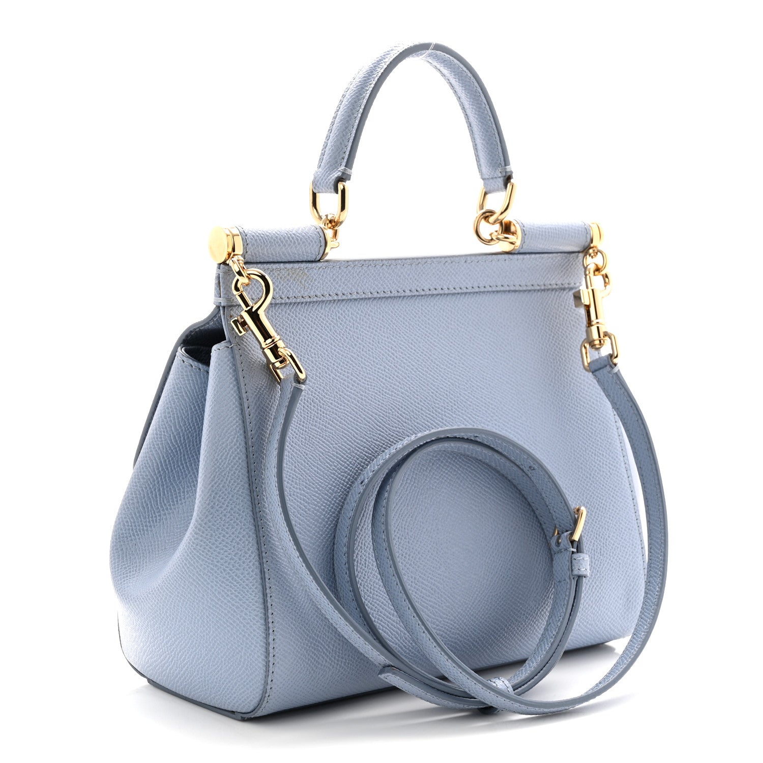 Dolce & Gabbana Dauphine Small Miss Sicily Satchel Fiordaliso 3 of 9