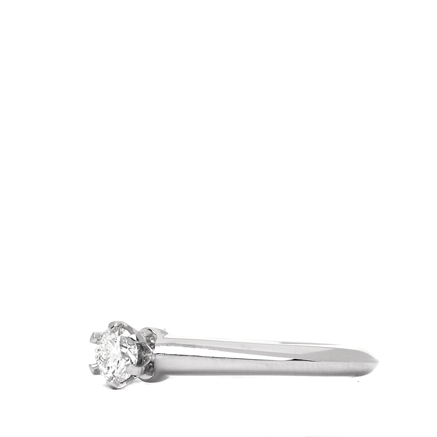 Platinum Diamond .20ct Solitaire Engagement Ring 49 5