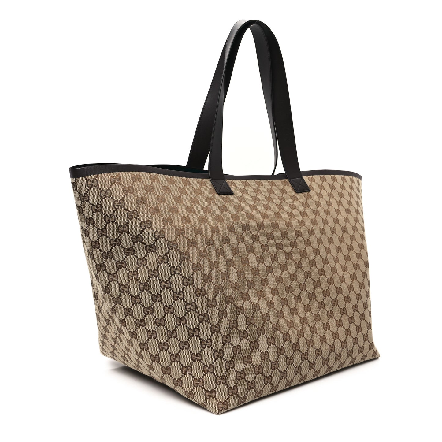 Original GG Canvas Large Totissima Shopping Tote Beige Ebony