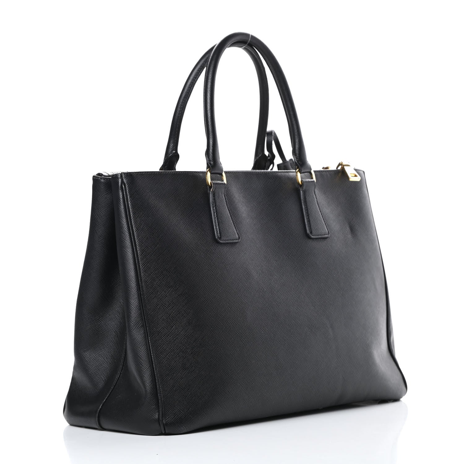 Prada Saffiano Large Galleria Double Zip Tote Black 3 of 23