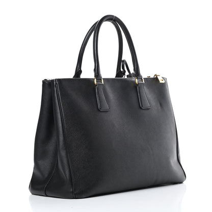Prada Saffiano Large Galleria Double Zip Tote Black 3 of 23