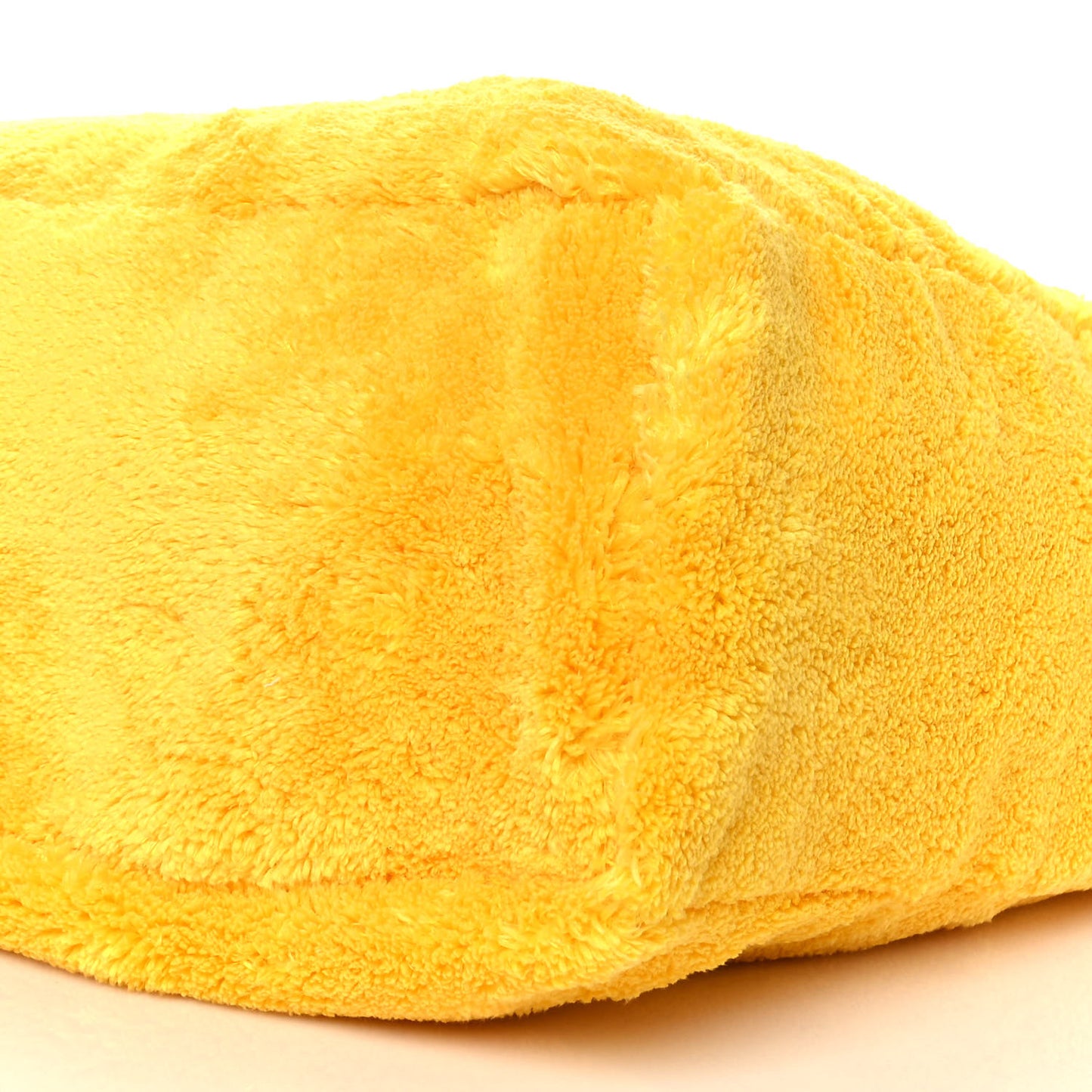 Terry Cloth Tote Bag Giallo Black