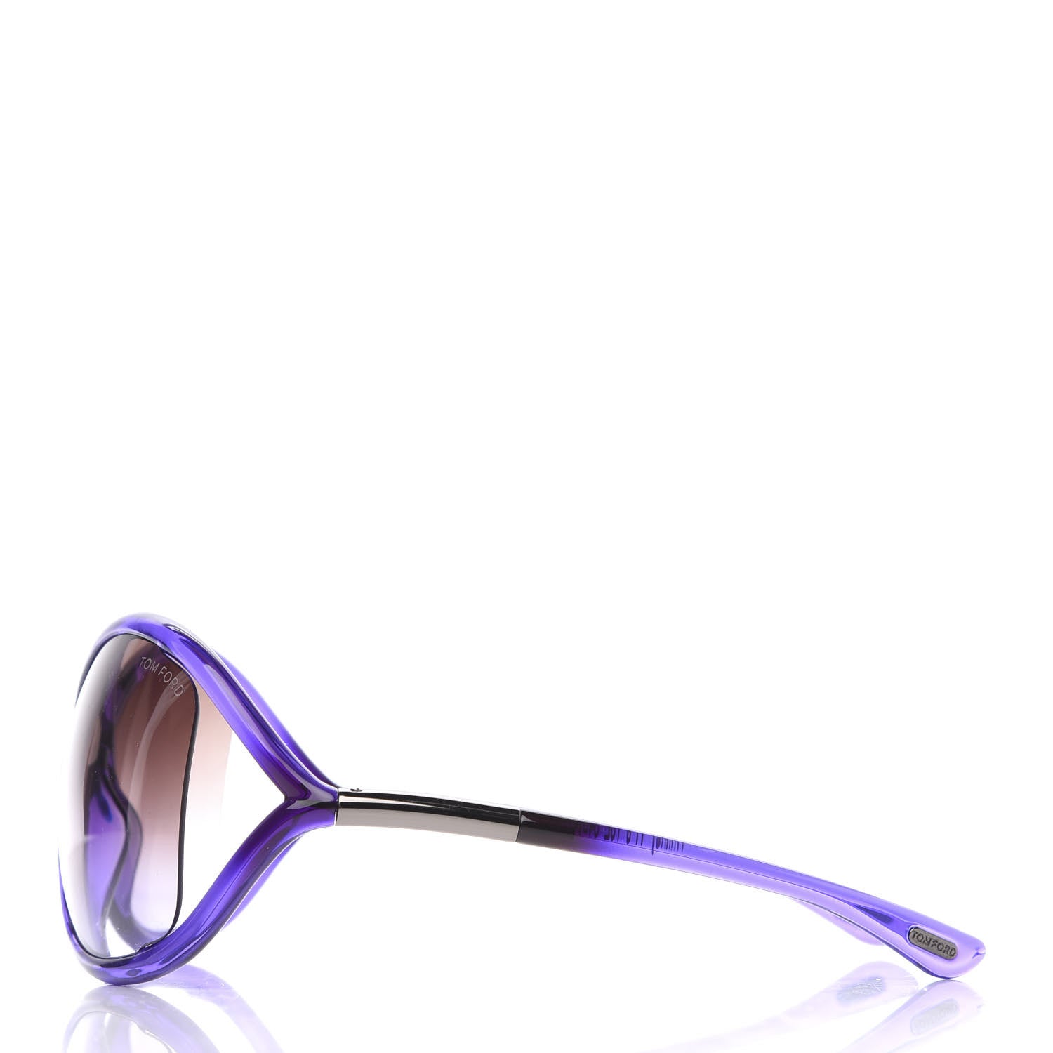 Tom Ford Acetate Whitney Crossover Sunglasses TF9 Purple 3 of 8