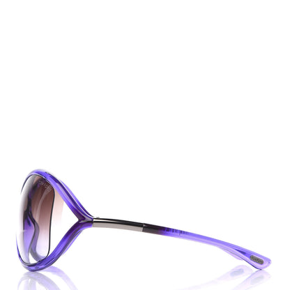 Tom Ford Acetate Whitney Crossover Sunglasses TF9 Purple 3 of 8