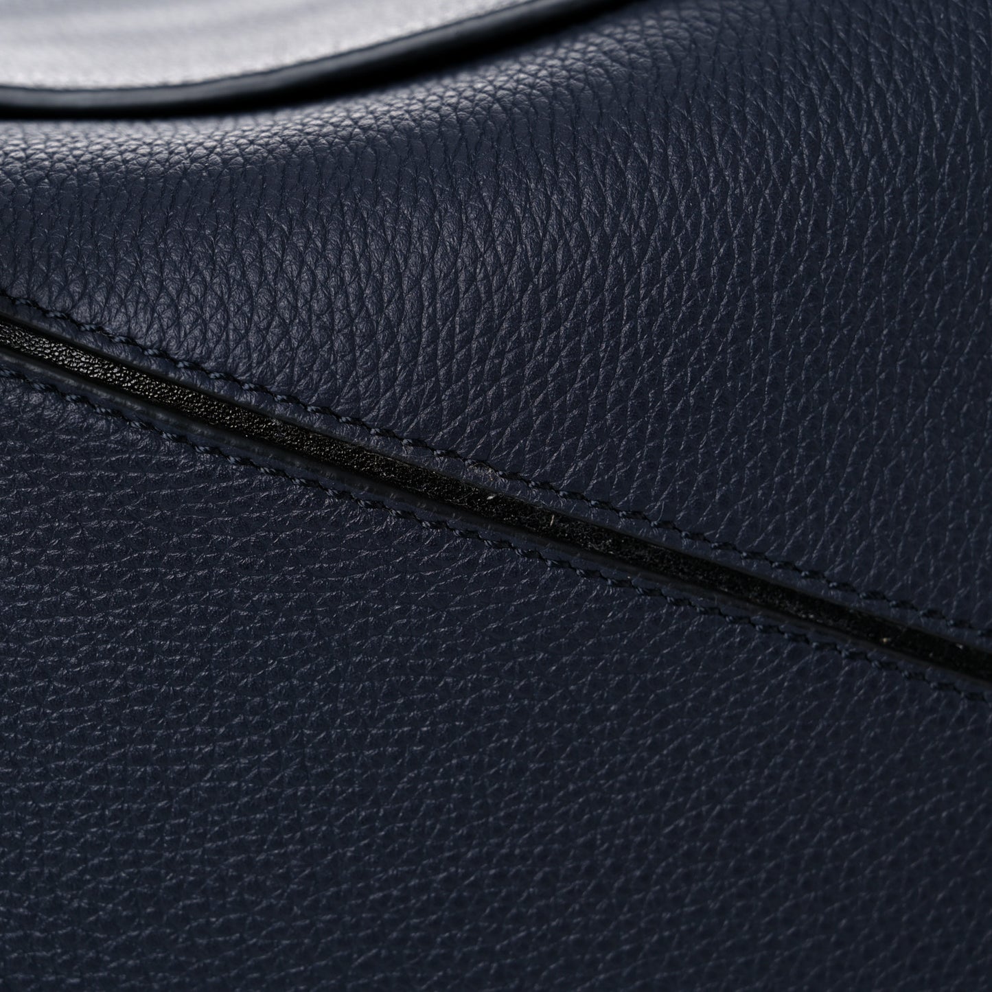 Calfskin Medium Puzzle Bag Midnight Blue Black