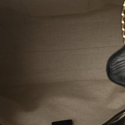 Gucci Pebbled Calfskin Medium Soho Chain Shoulder Bag Black 5 of 13
