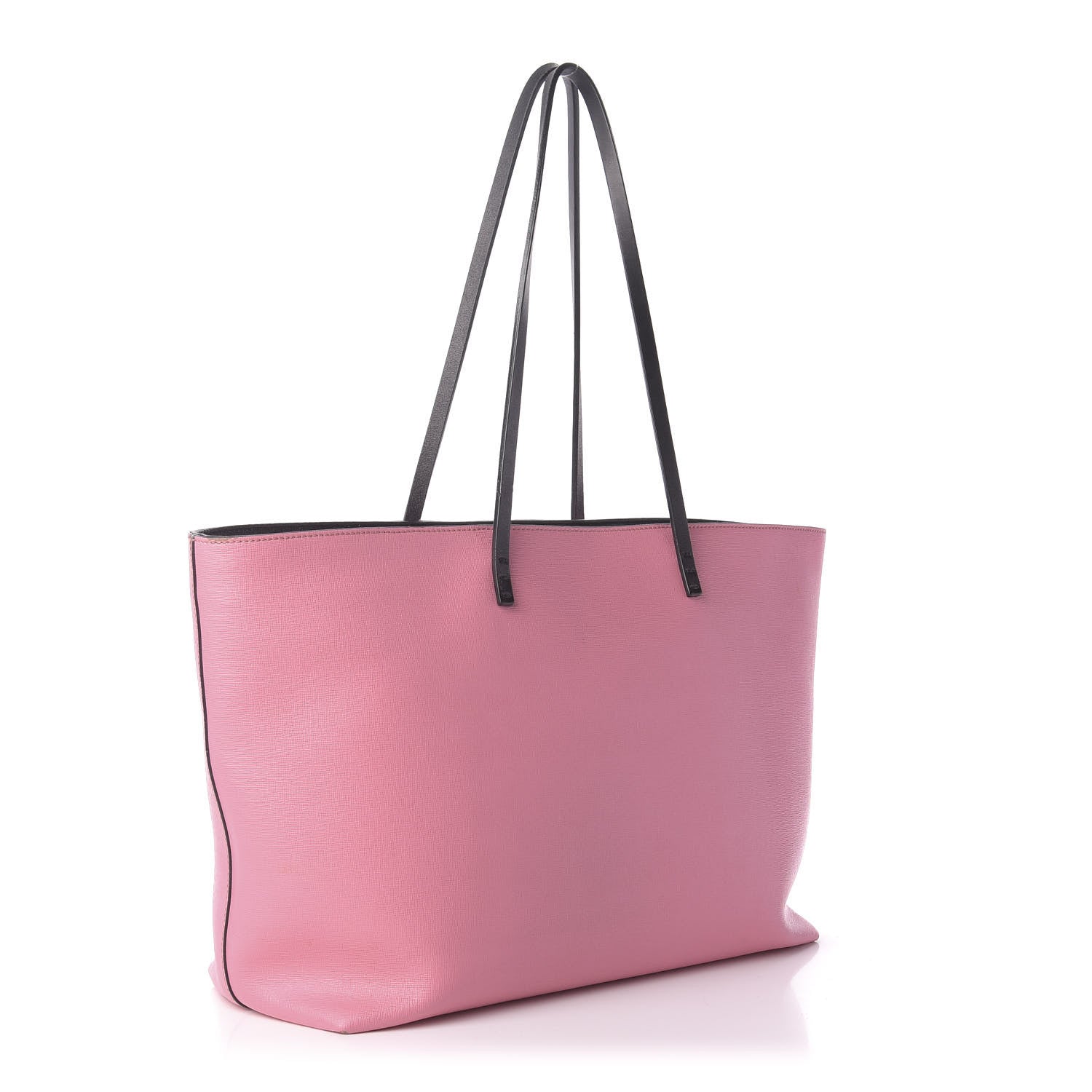 Fendi Vitello Elite Cuoio Monster Buggies Medium Roll Tote Lollypop Black 3 of 15