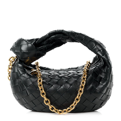 Bottega Veneta Nappa Intrecciato Mini Chain Jodie Black 1 of 11