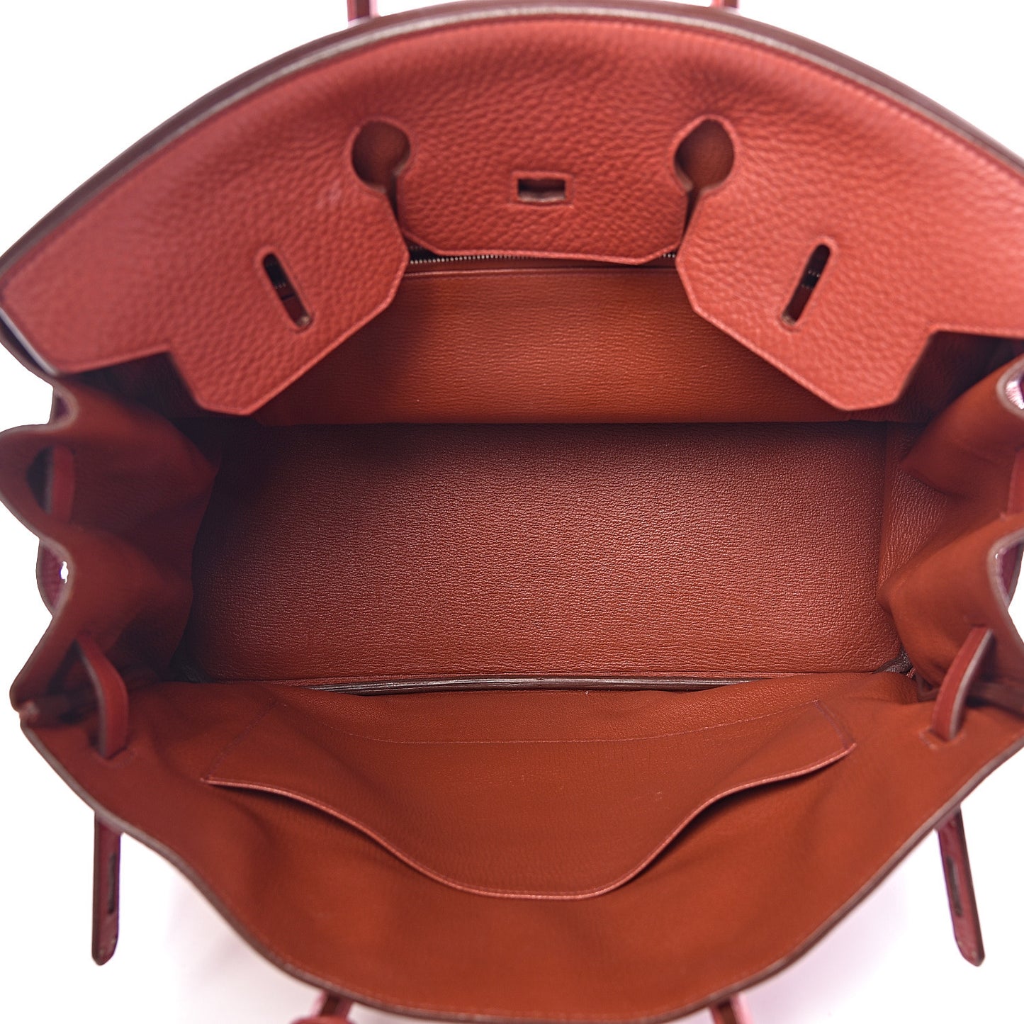 Taurillon Clemence Birkin 35 Rouge Venetian