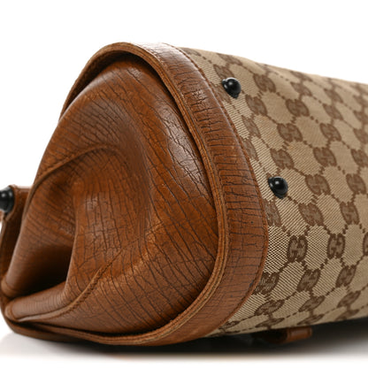 Gucci Monogram Bamboo Bullet Handbag Brown 9 of 10