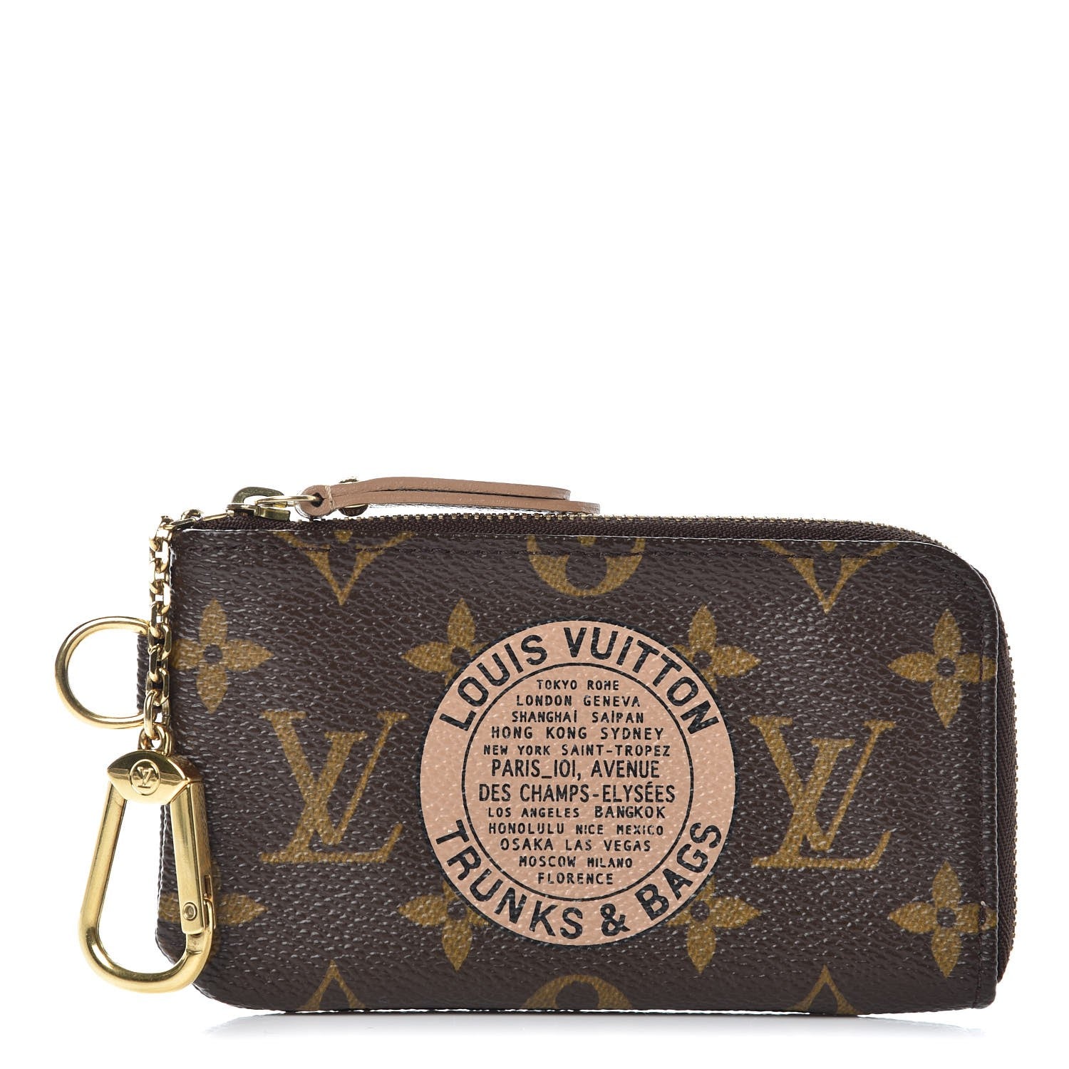 Louis Vuitton Monogram Complice Trunks and Bags Key Pouch Beige 1 of 7