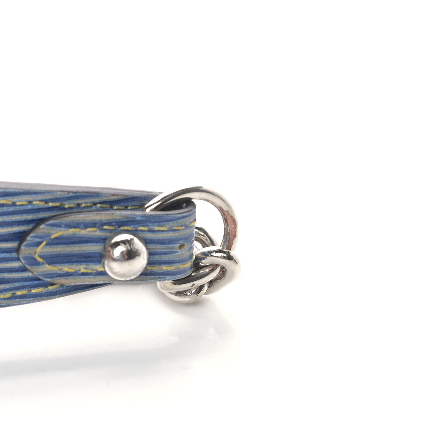 Epi Twist Chain Wallet Denim Light