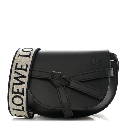 Loewe Calfskin Jacquard Mini Gate Dual Bag Black 1 of 10