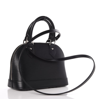 Louis Vuitton Epi Alma BB Black 4 of 8